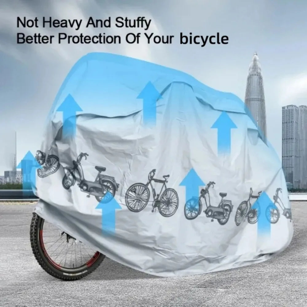 PEVA Bicycle & Motorcycle Cover – Waterproof, UV & Dustproof Bike Protective Cover Axl
