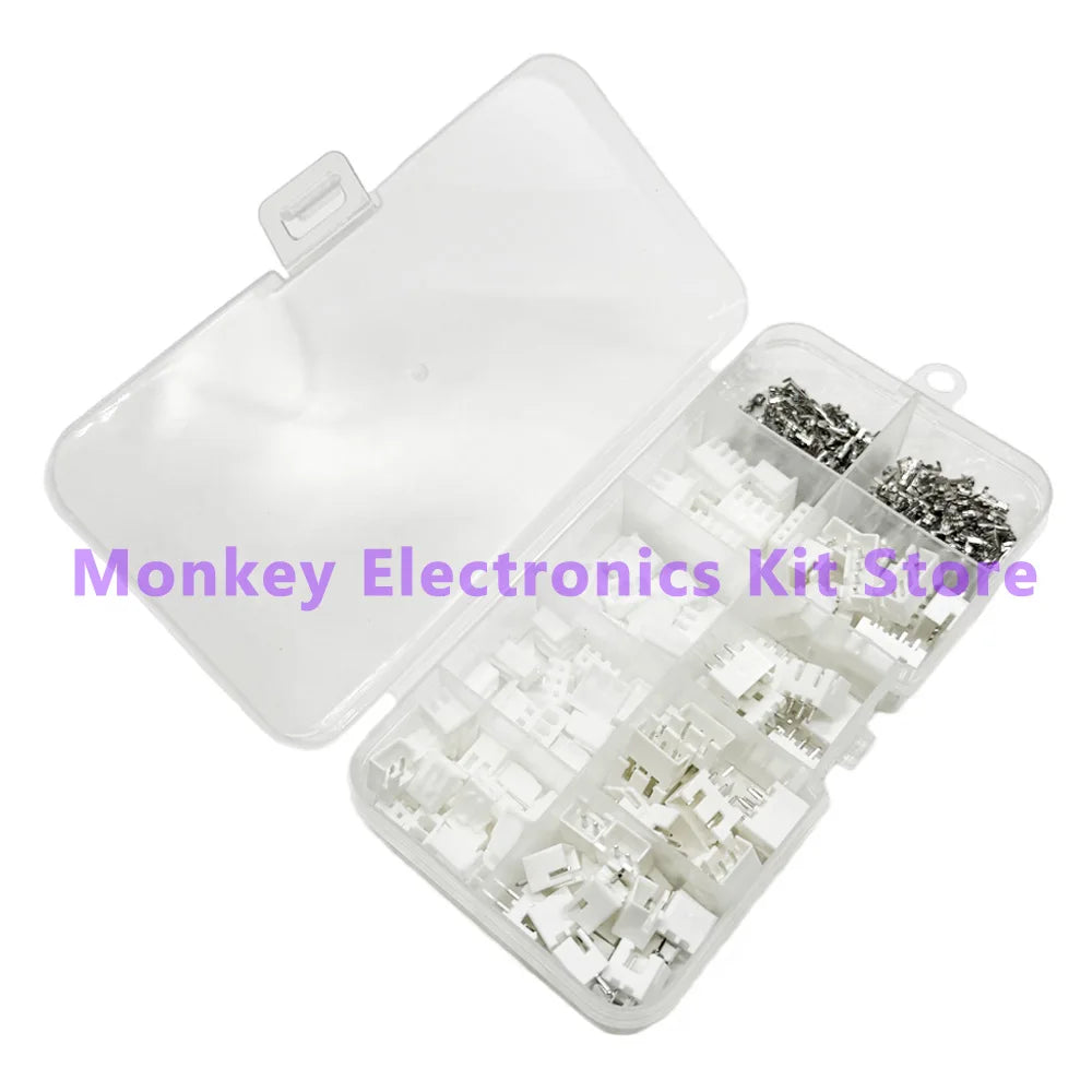 250 PCS JST PH 2.0mm & XH 2.54mm Connector Kit – Wire Terminals Wire Connector Kit Axl