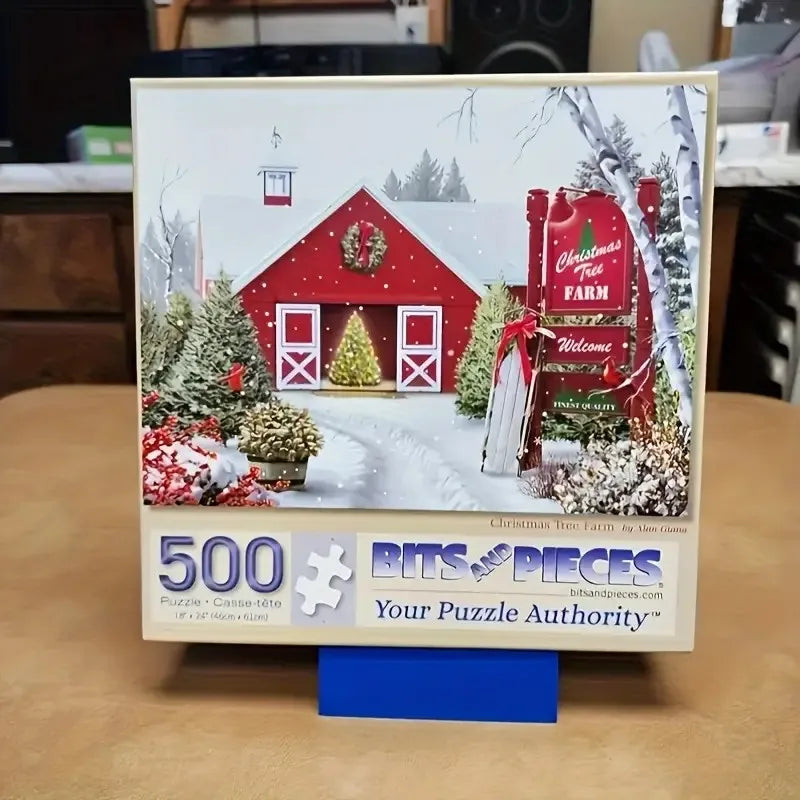 Plastic Puzzle Poster Display Stand – Collectible Showcase Puzzle Display Stand Axl