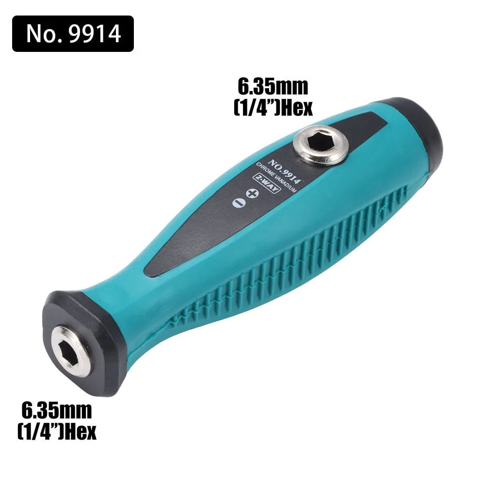 Magnetic Screwdriver Handle & Bit Holder – 6.35mm/4mm/5mm Screwdriver Bit Holder Axl 9914