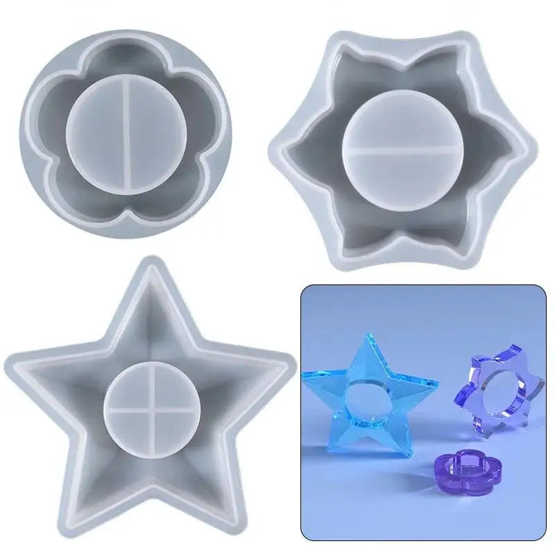 Silicone Mold for Epoxy Casting – Candle Holder & Jewelry Tray Silicone Casting Mold Axl