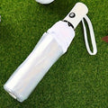 Korean Transparent Folding Umbrella – Auto Open & Close Folding Umbrella Axl Iron 8K transparent color