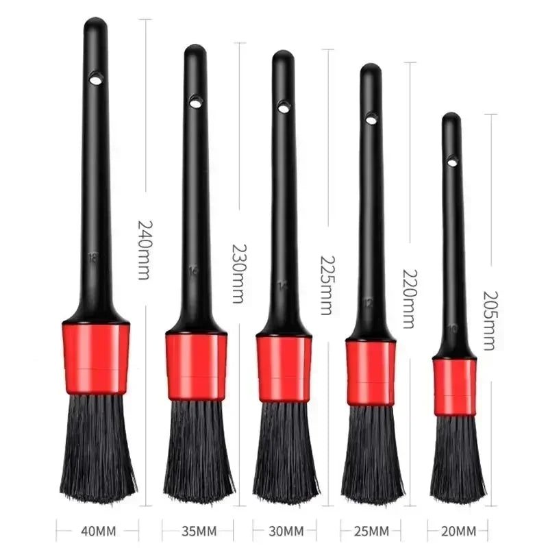 Car Detailing Brush Set – Dashboard, Air Vent & Wheel Brushes Car Detailing Brush Set Axl