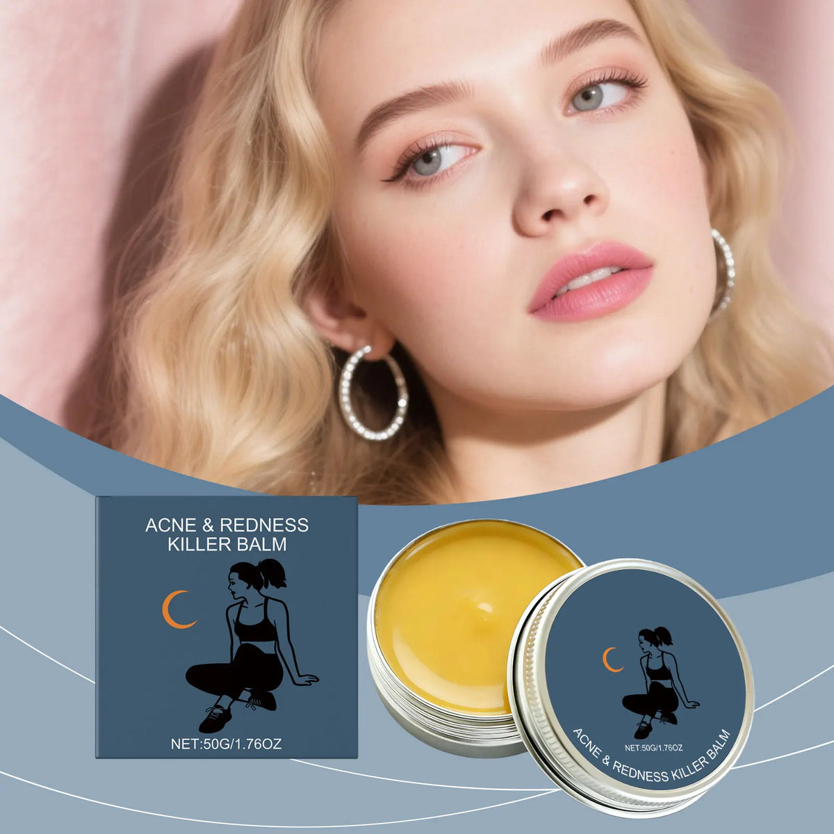 6-in-1 Face Balm Cream – Oil Control, Pores & Glow 50g Face Moisturizer Cream Axl