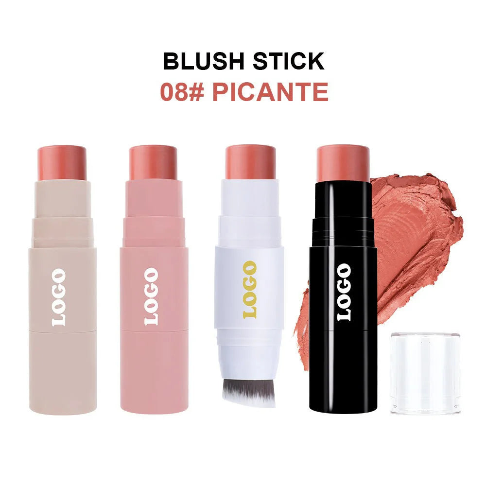 Double-Sided Blush Stick with Brush – Brightening Blusher Blush Stick Axl