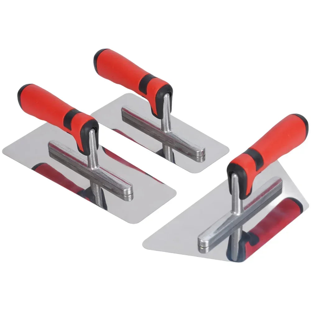 3-Piece Stainless Steel Plastering Trowel Set | Paint Scraper Plastering Trowel Set Axl China Mainland