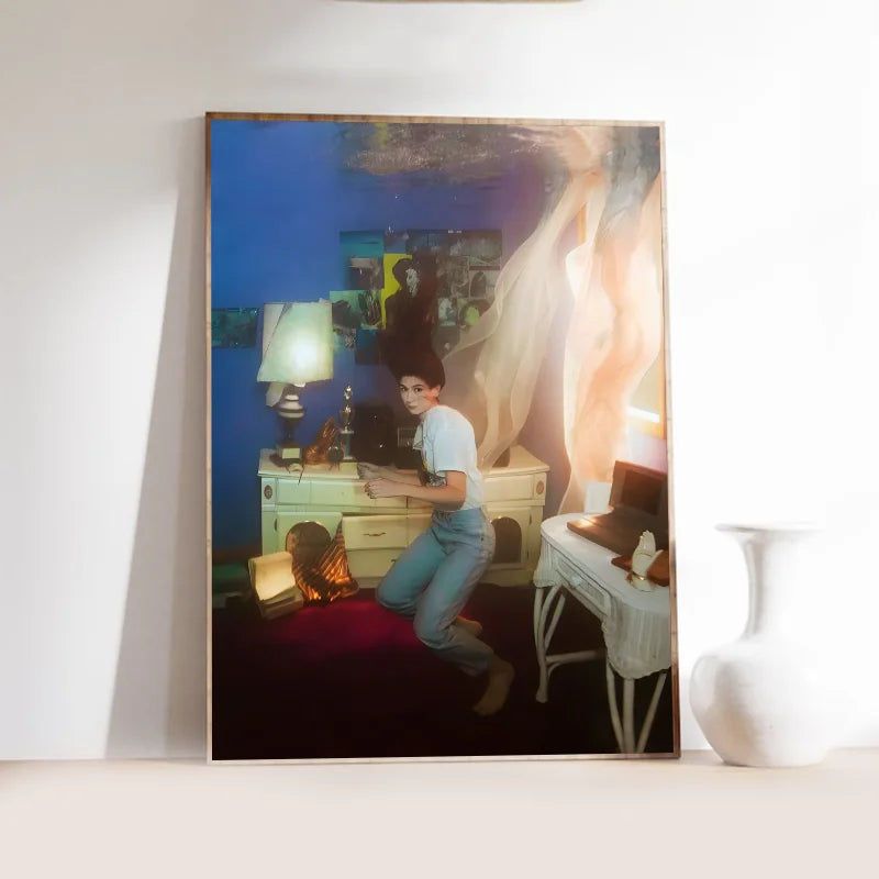 Weyes Blood Music Poster – Waterproof Self-Adhesive Wall Art Wall Art Poster Axl z8 10x15cm No Frame
