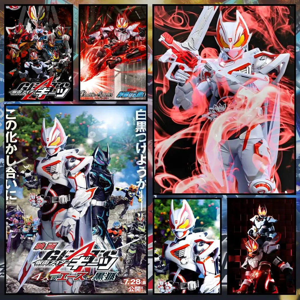 Tokusatsu Geats HD Self-Adhesive Waterproof Wall Poster Wall Poster Axl