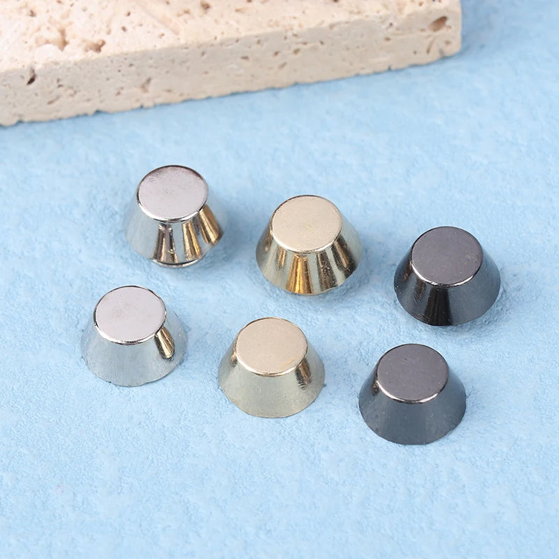 10-Set Metal Bag Bottom Rivets – DIY Leather Stud Feet Leather Craft Rivets Axl