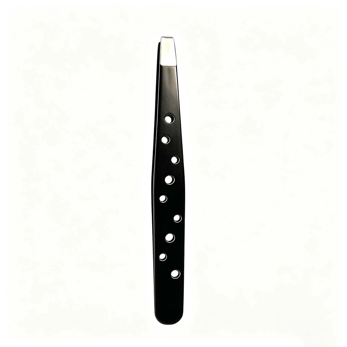 Stainless Steel Slant Tip Eyebrow Tweezers | Makeup Tool Eyebrow Tweezers Axl Black round-hole eye 3