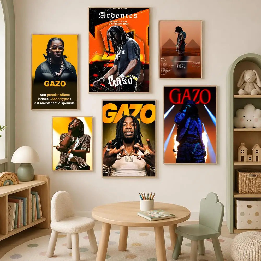 G-Gazo Singer HD PVC Self-Stick Wall Art Poster | Waterproof Wall Art Poster Axl