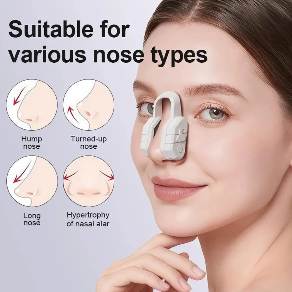 EMS Nose Shaper Sculpting Massager Clip | Microcurrent Pulse Facial Massager Clip Axl