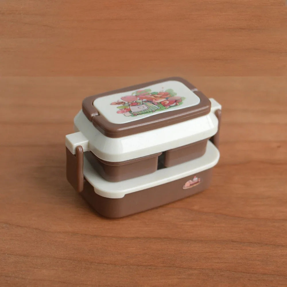 1/6 & 1/12 Scale Dollhouse Picnic Lunch Box | Doll Accessory Doll Accessory Axl Brown