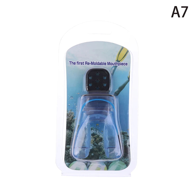 Silicone Scuba Snorkel Mouthpiece – Moldable Bite Regulator Diving Mouthpiece Axl A7