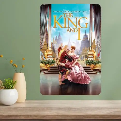 The King and I Classic Movie Metal Poster Sign | Vintage Wall Art Metal Wall Sign Axl aluminum sign aluminum 14x20cm