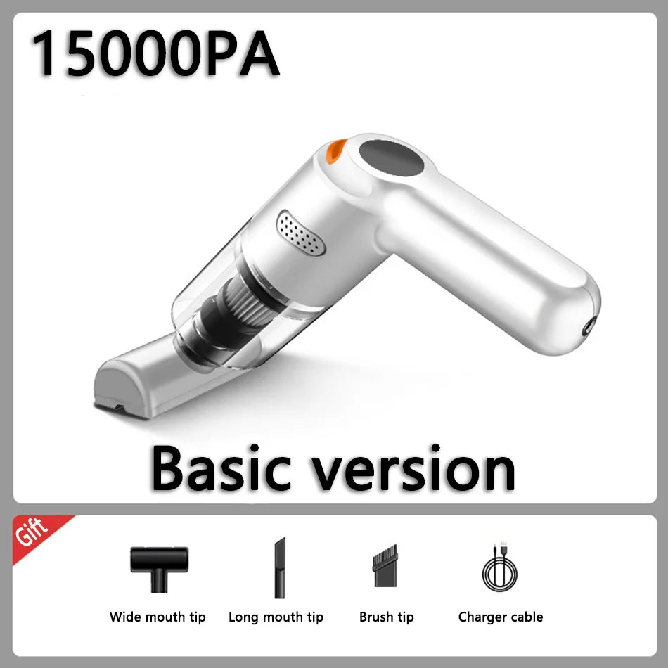 BALASHOV 15000Pa Cordless Handheld Vacuum – Car & Pet Hair Cordless Handheld Vacuum Axl WHITE
