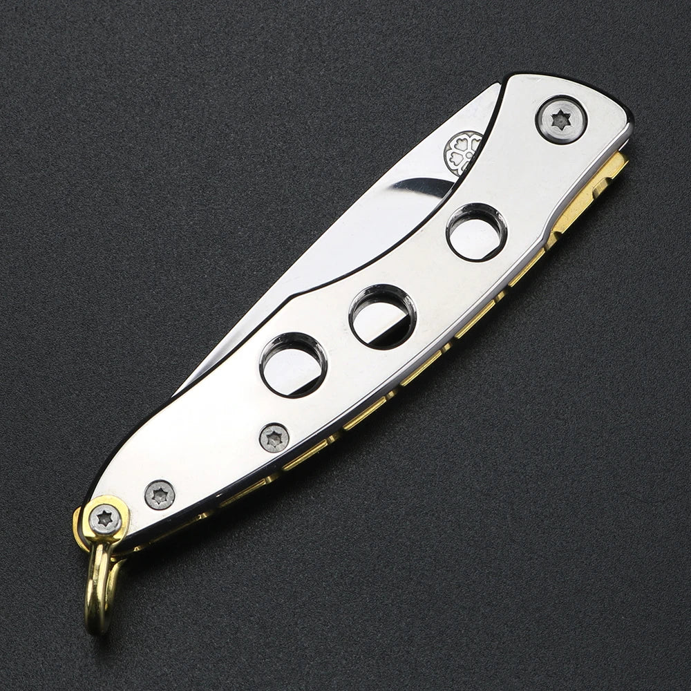 XUAN FENG D2 Steel Folding Knife – EDC Camping Survival Folding Pocket Knife Axl