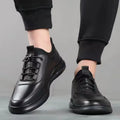 Men's Leather Casual Loafers – Breathable Non-Slip Shoes Men's Casual Loafers Axl black 42