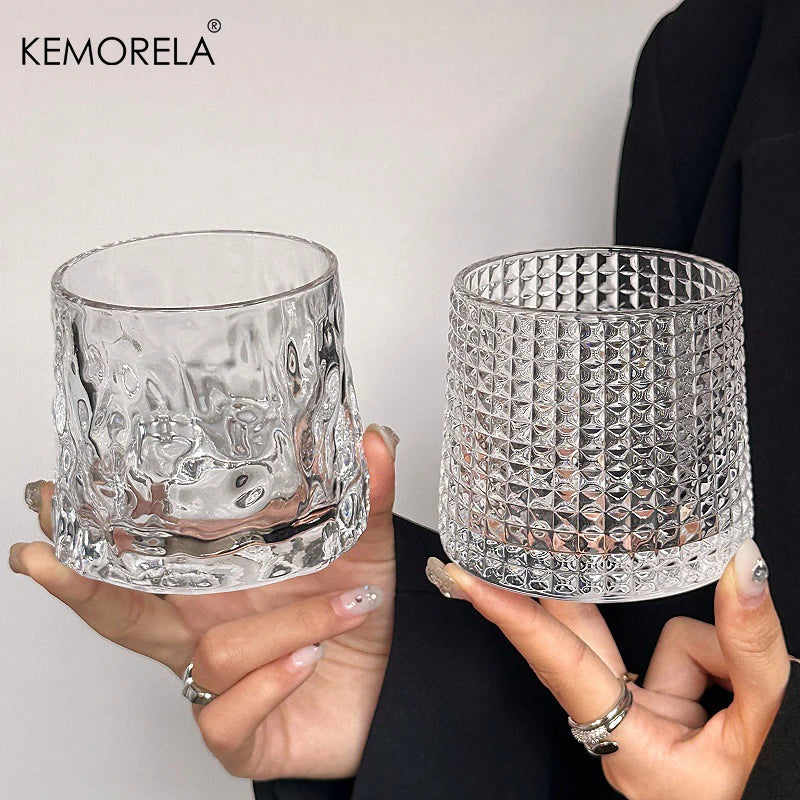 KEMORELA 300ml Retro Glass Cup – Coffee, Whiskey & Cocktails Cocktail Glass Axl