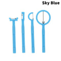 4-Piece Tongue Tip Trainer Set – Kids Oral Motor Exercise Tools Oral Motor Trainer Axl Sky blue