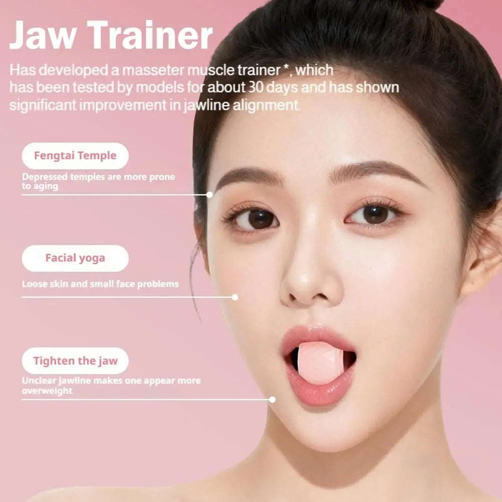 Silicone Jaw Exerciser Ball – Jawline & Facial Muscle Trainer Jaw Exerciser Trainer Axl