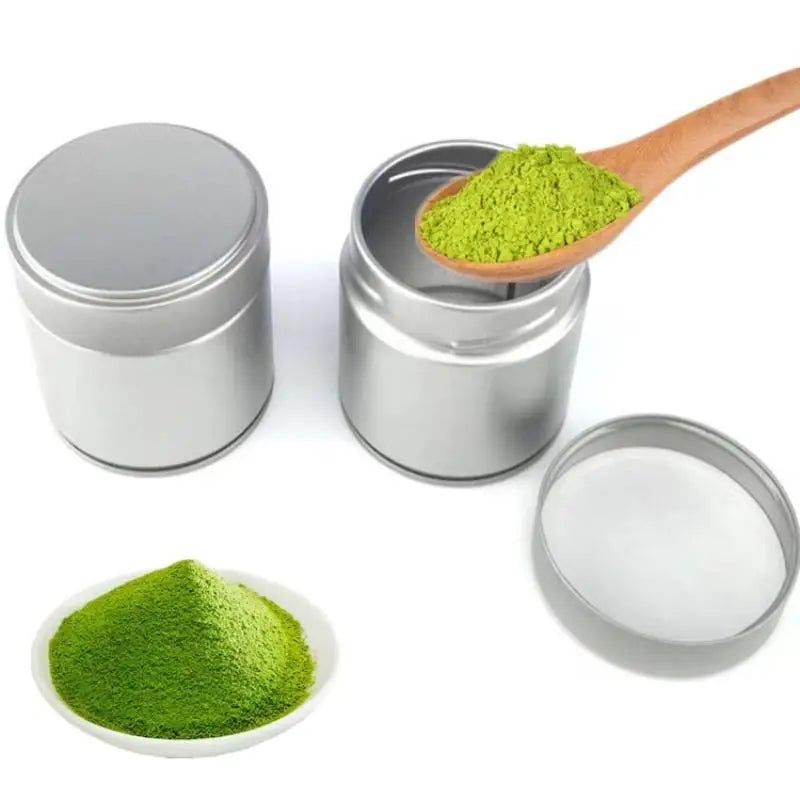 Tinplate Airtight Tea Canister – Mini Matcha & Spice Jar Airtight Storage Canister Axl