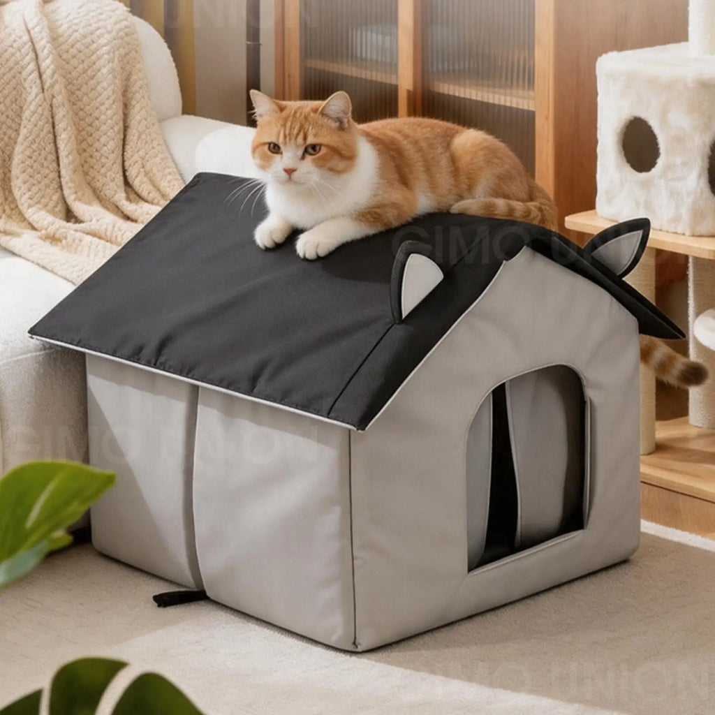Cooling Pet House with 8 Ice Packs – Foldable Dog & Cat Bed Cooling Pet House Axl