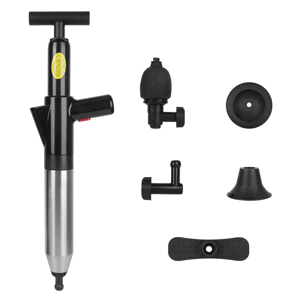 High-Pressure Air Drain Blaster – Toilet & Pipe Clog Remover Air Drain Blaster Axl BLACK