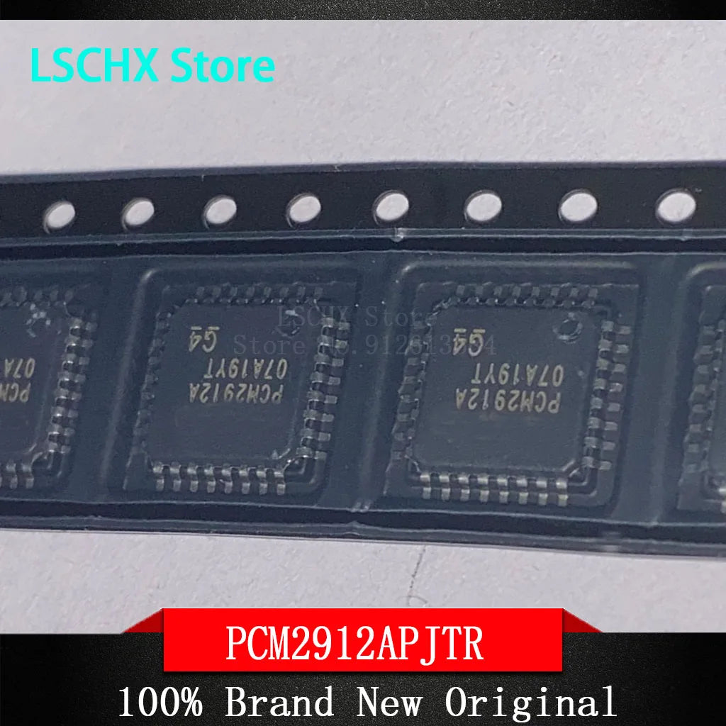 5-Pack PCM2912APJT TQFP-32 USB Audio Codec IC Chips Audio Codec IC Axl