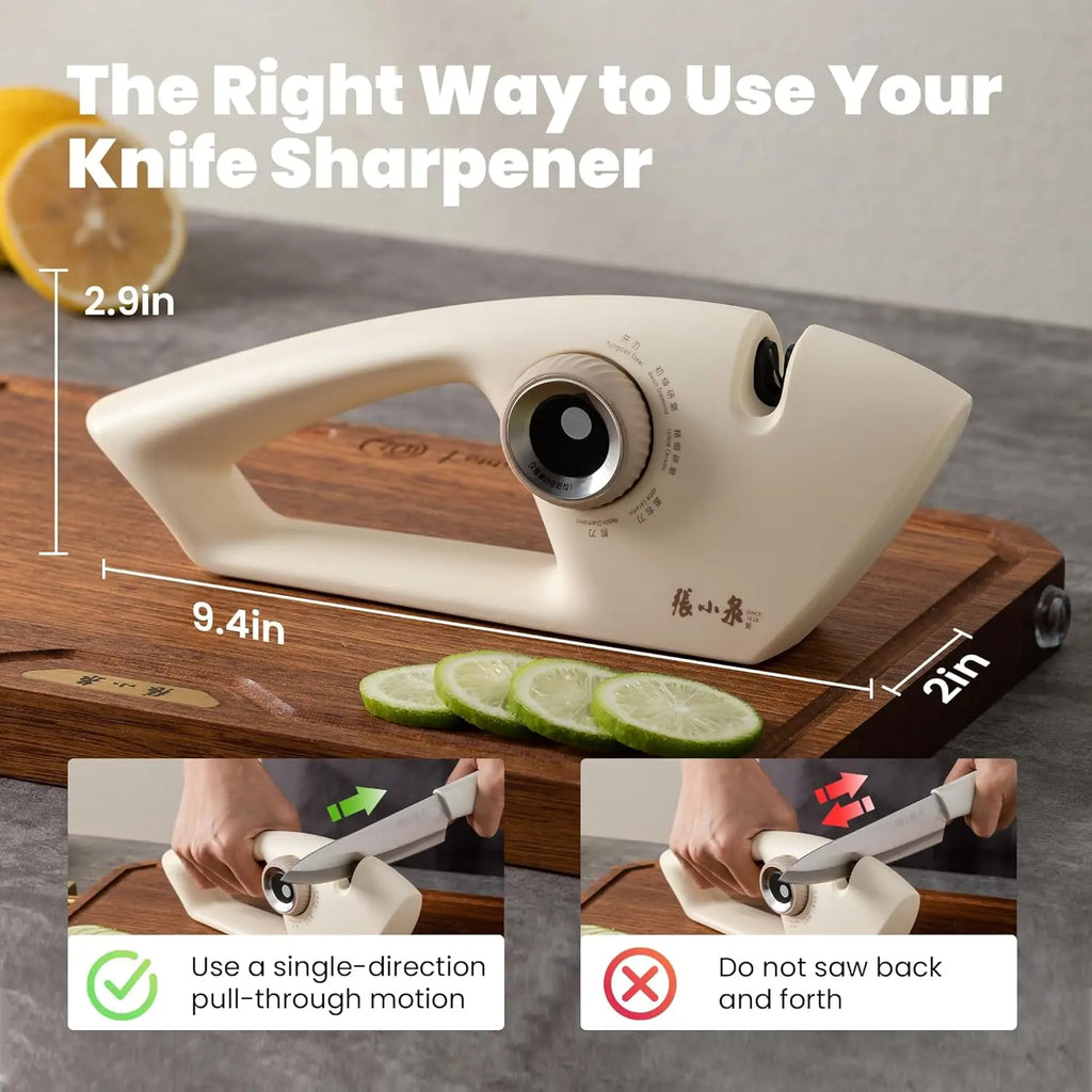 5-in-1 Knife Sharpener – Tungsten, Diamond & Ceramic 5-Stage Knife Sharpener Axl