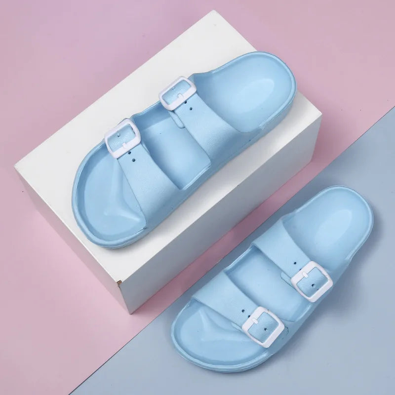 YBQJOO Open Toe Beach Flip-Flop Sandals – Men & Women Beach Flip-Flop Sandals Axl SKY BLUE 45