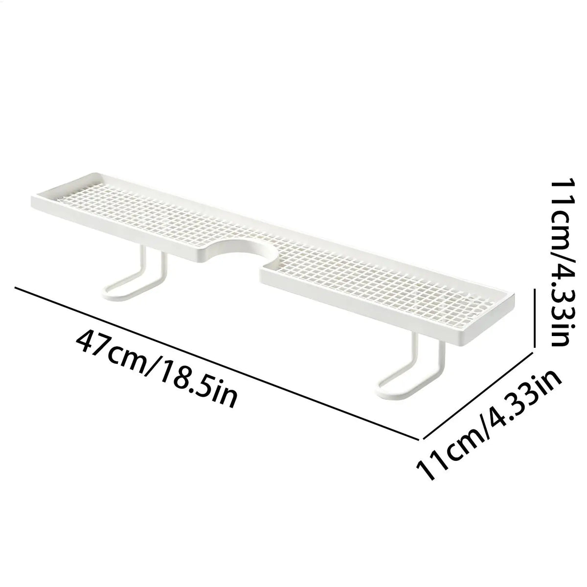 Bathroom Counter Organizer – No-Drill Floating Shelf & Drainage Bathroom Counter Shelf Axl