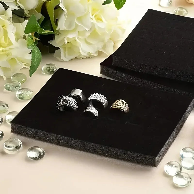 Velvet Jewelry Tray – Rings, Earrings, Necklaces Organizer Jewelry Display Tray Axl