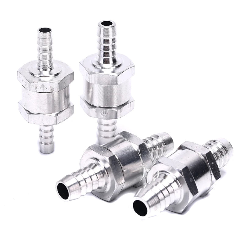 One-Way Aluminium Fuel Non-Return Check Valve 6–12mm Fuel Check Valve Axl