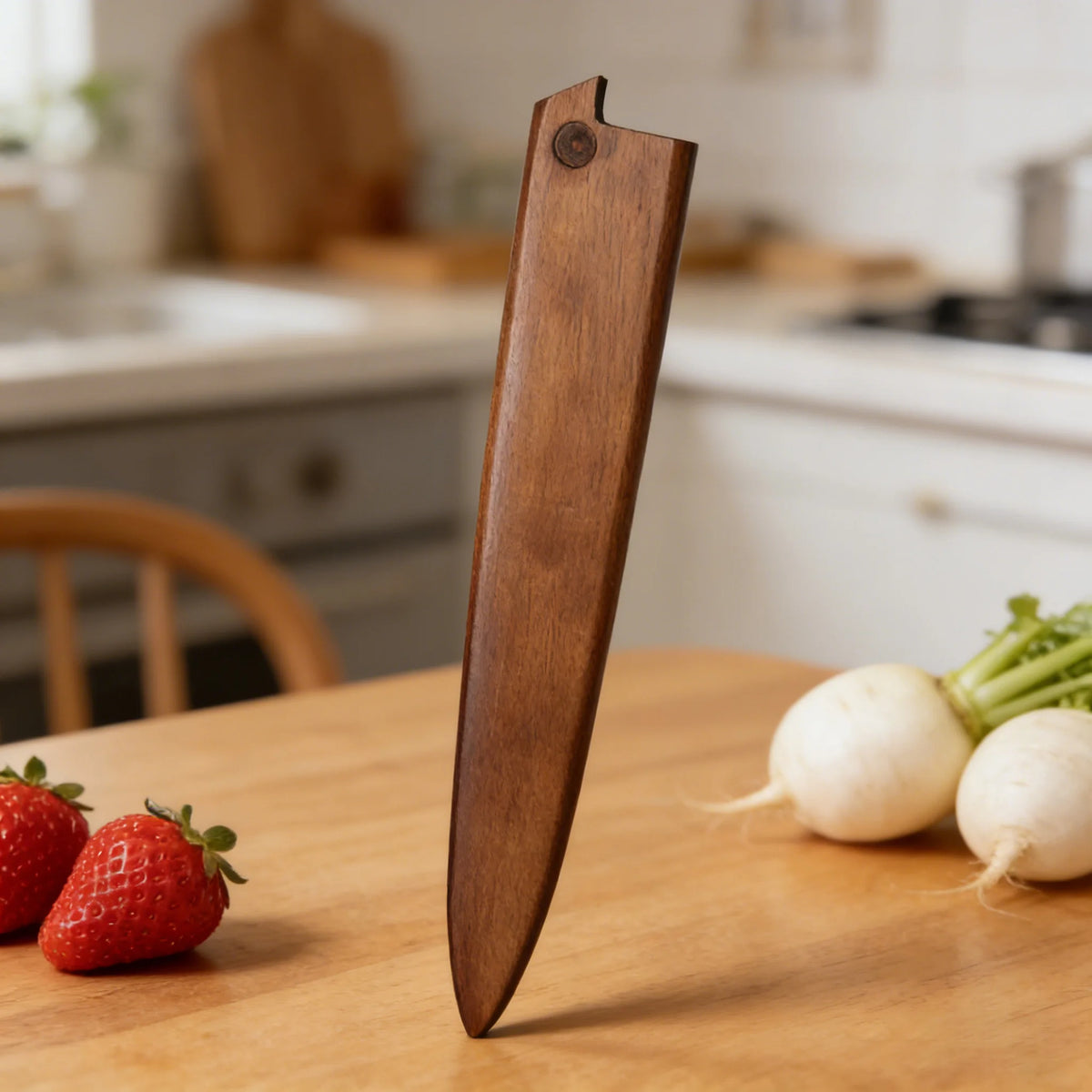 Japanese Wooden Knife Sheath – Kitchen Blade Protector Cover Knife Sheath Axl Wooden Sheath