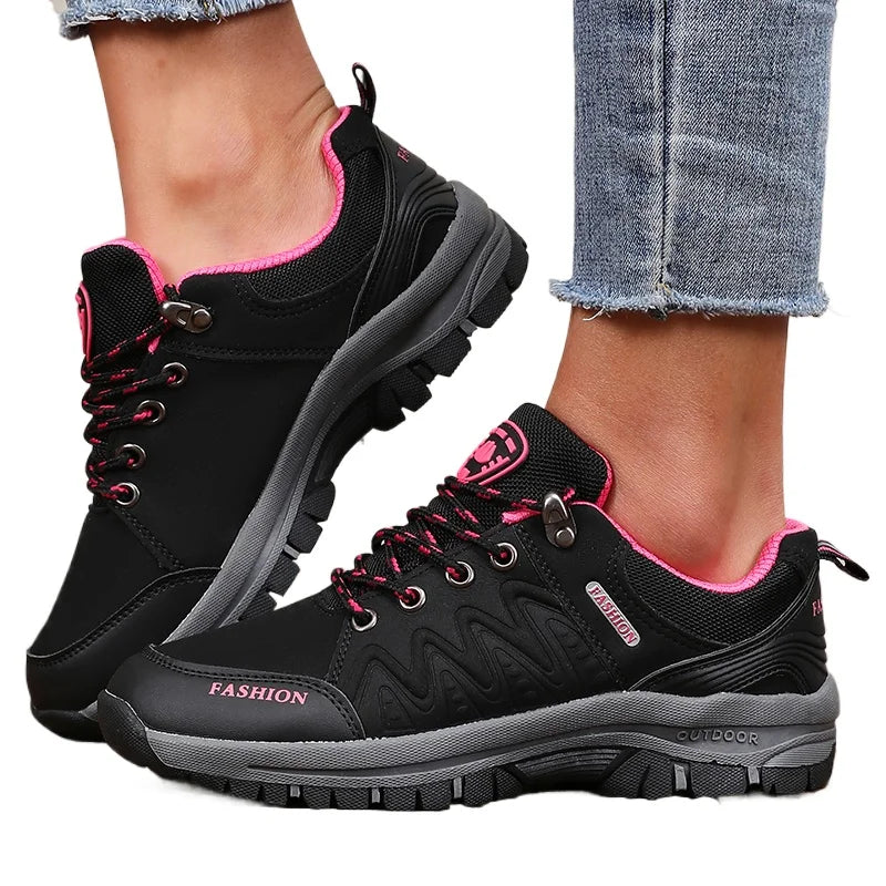 Women's Anti-Slip Platform Sneakers – Hiking & Leisure Shoes Platform Sneakers Axl black 36