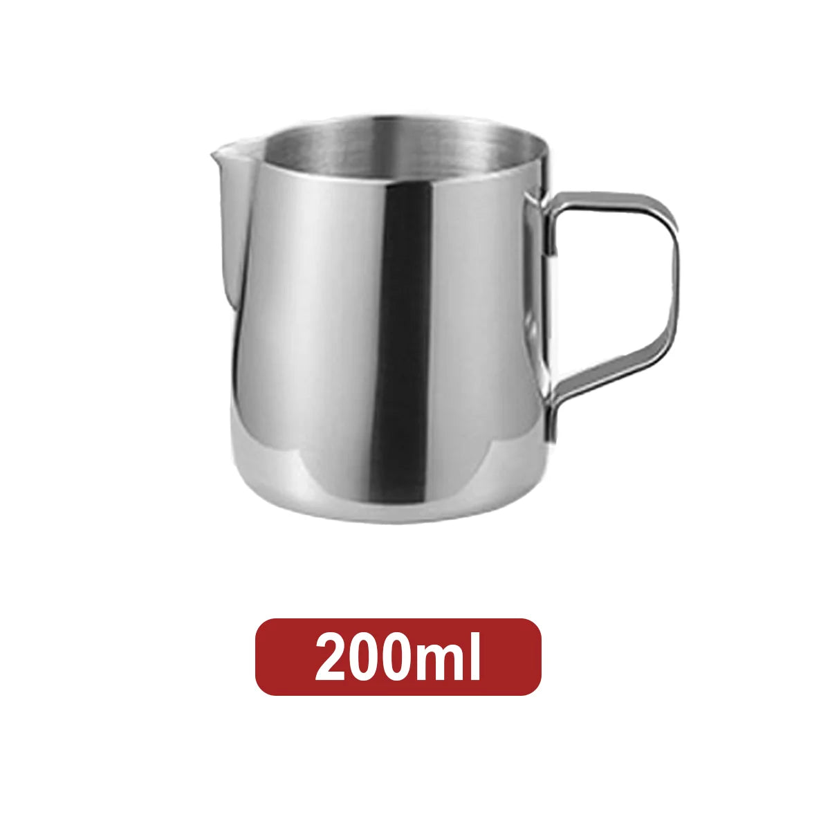 Leeseph Stainless Steel Milk Frothing Pitcher | Latte Art Jug Milk Frothing Pitcher Axl 200ML