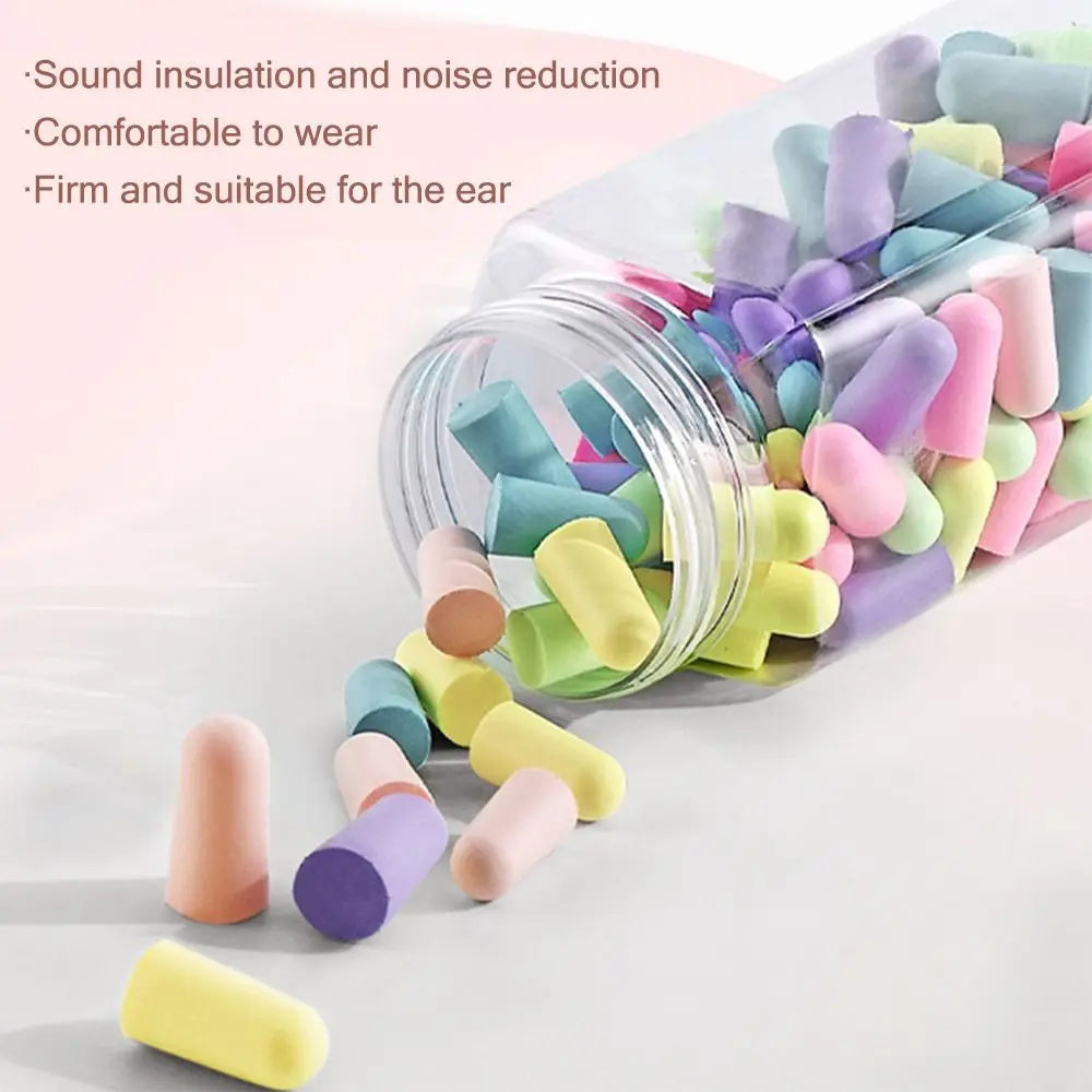 Multicolor Foam Earplugs – Noise Reduction Sleep & Travel Foam Earplugs Axl