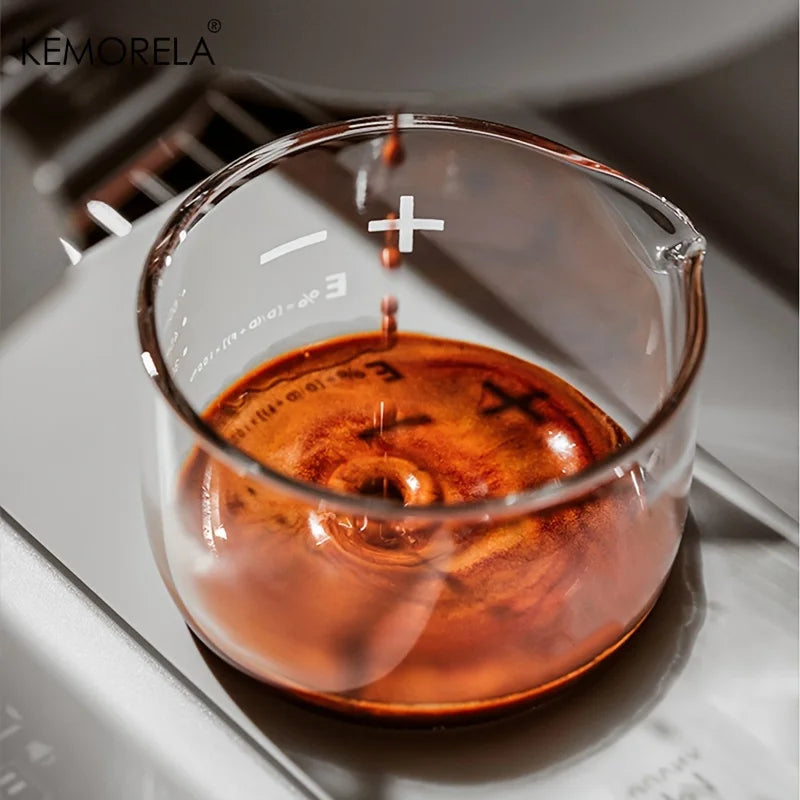 KEMORELA 60ml Espresso Shot Glasses – Clear Scale Measuring Cups Espresso Shot Glasses Axl