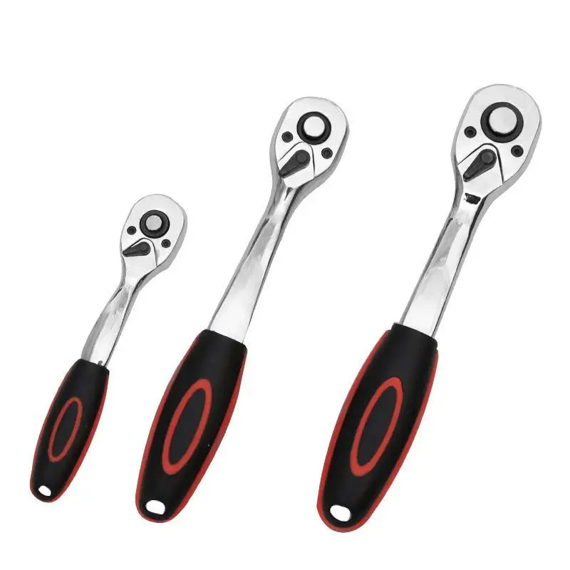 1/4 3/8 1/2" Ratchet Wrench – 24 Tooth Drive Socket Tool Ratchet Wrench Axl