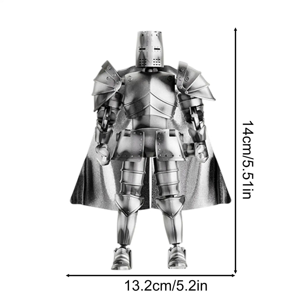 Medieval Knight Action Figure | Flexible Joints & 360° Head Action Figure Axl