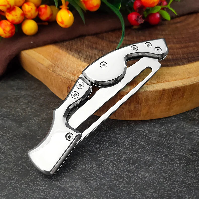 InLeung Damascus Steel Folding Pocket Knife – Fruit & Paring Folding Pocket Knife Axl