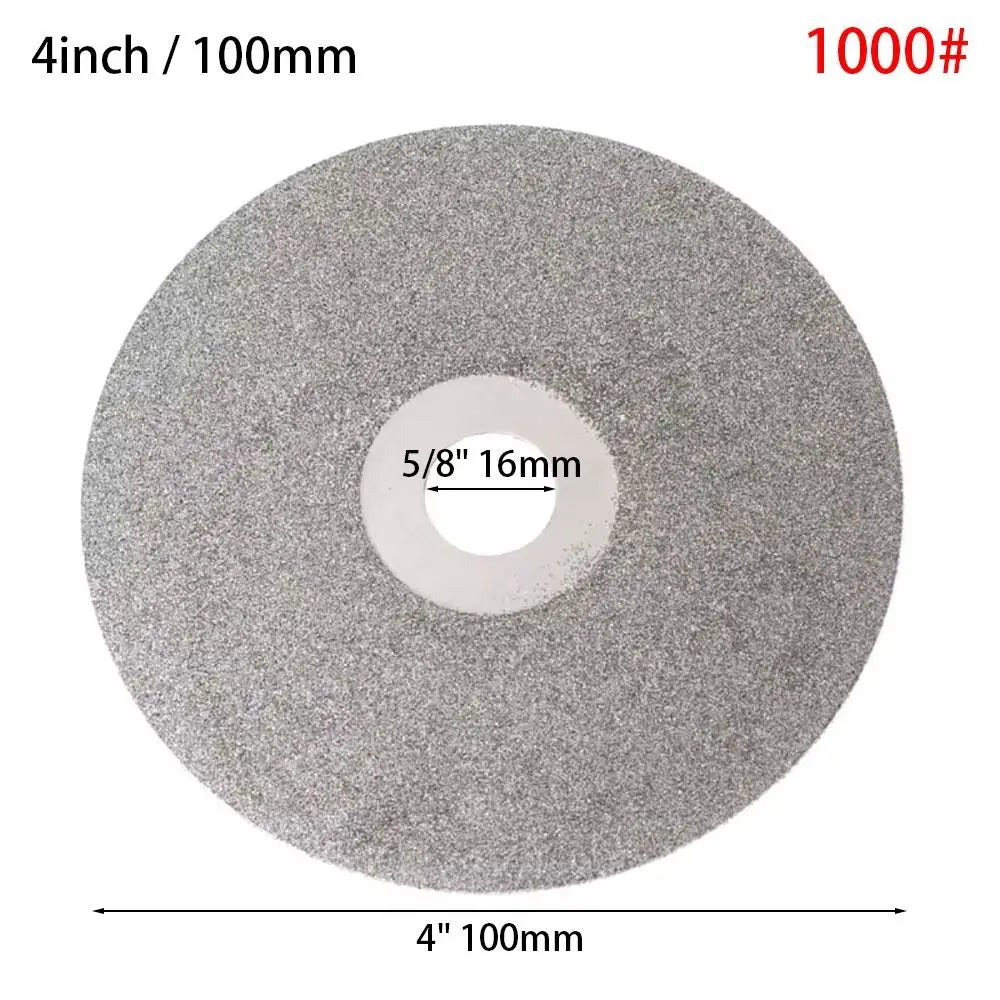 4" Diamond Grinding Disc 100mm 80–3000 Grit Abrasive Wheel Abrasive Grinding Disc Axl 1000-grits-1PCS