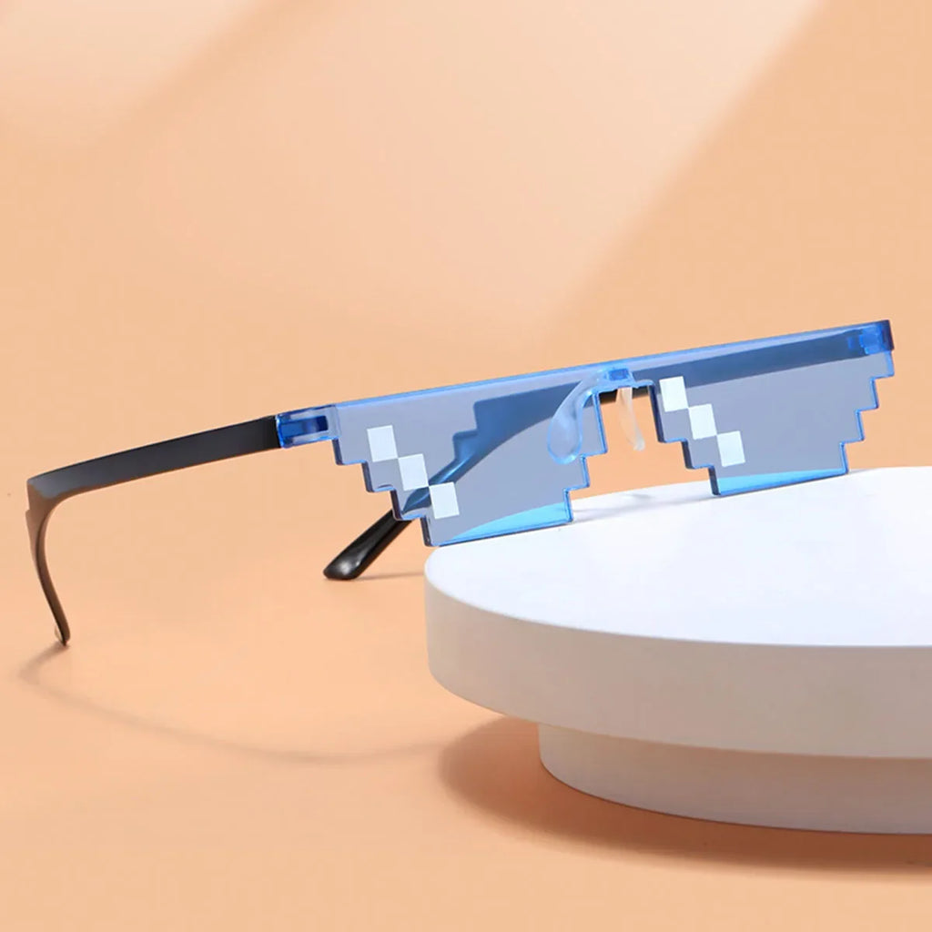 5-Pack Pixel Mosaic Sunglasses – Funny Novelty Party Glasses Novelty Gag Glasses Axl