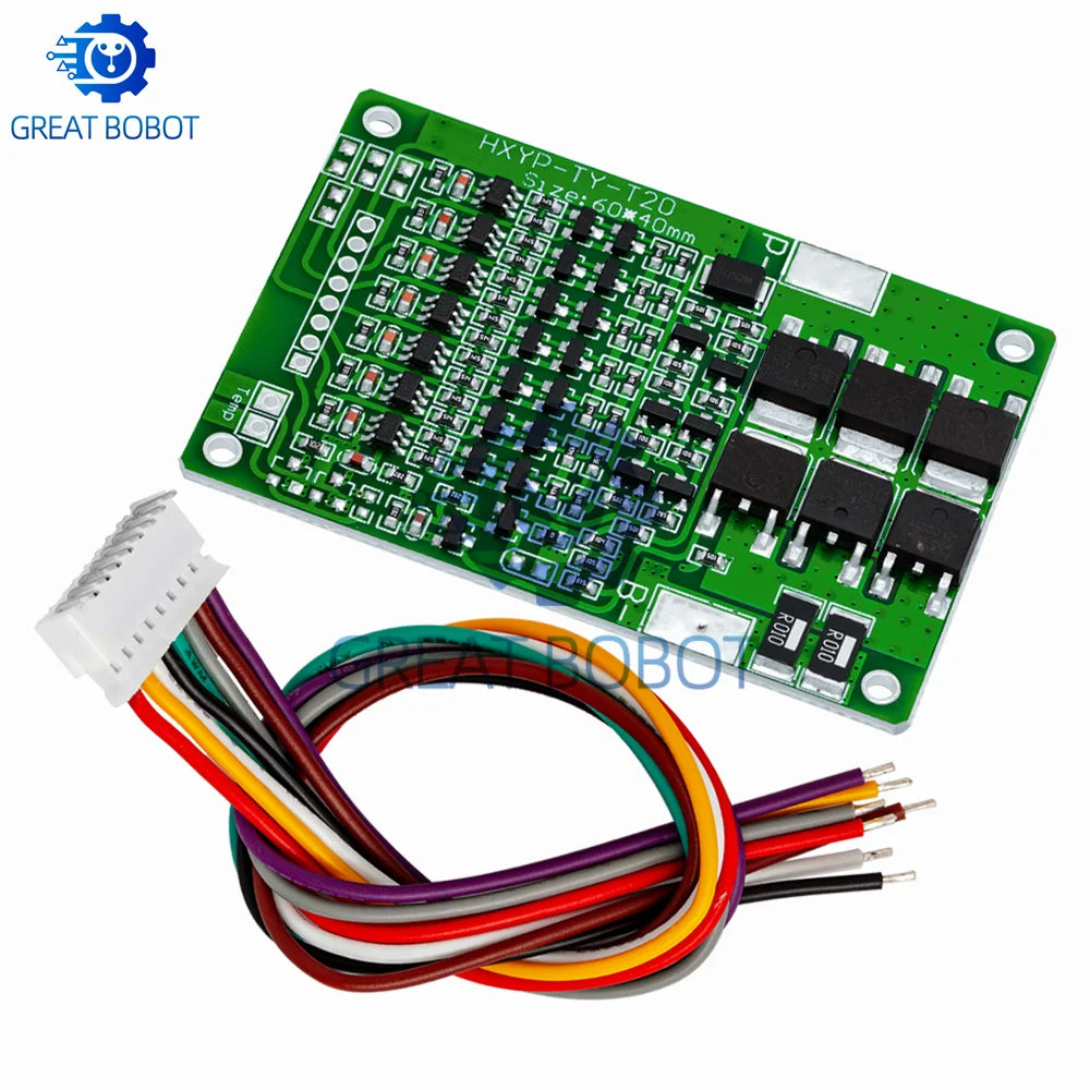 7S 18650 BMS 25.9V 29.4V Lithium Battery Protection Board 15A BMS Protection Board Axl