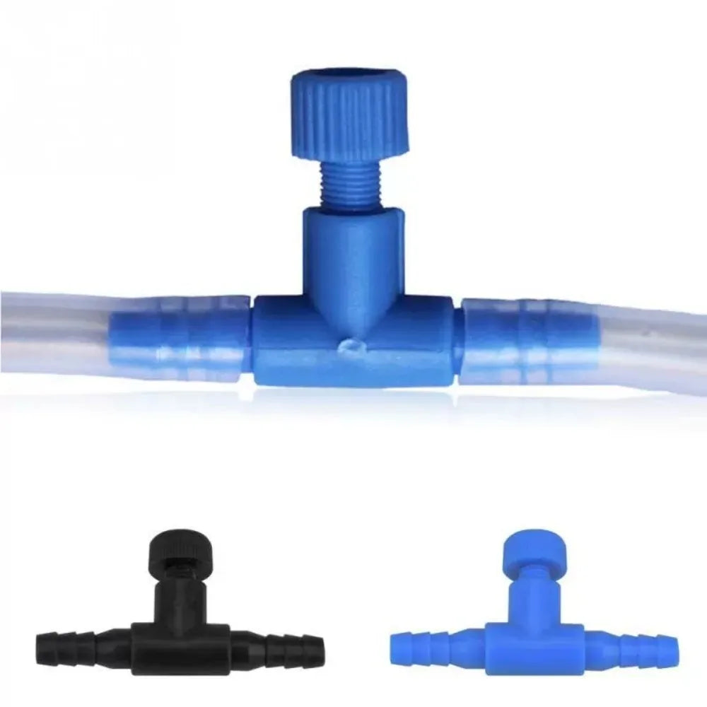 10-Pack Aquarium Air Flow Control Valves – T-Shape Fish Tank Aquarium Air Valve Axl