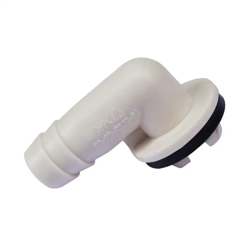 AC Drain Connector 15mm Plastic Elbow with Rubber Seal Ring AC Drain Fitting Axl