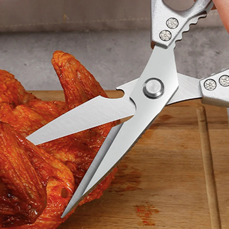 Stainless Steel Kitchen Scissors – Multi-Tool Chicken Shears Kitchen Scissors Axl