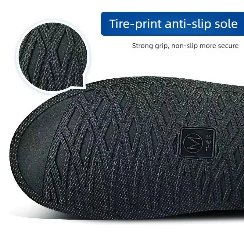 Waterproof High Ankle Rain Shoe Covers with Reflective Strips Rain Shoe Covers Axl