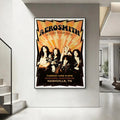 Aerosmith HD Wall Poster – Waterproof Sticky Music Art Decor Music Wall Poster Axl White2 15X20cmNoframe